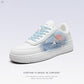 Ancient Style White Crane Board National Style Cute Wild White Shoes - Enigmaparis
