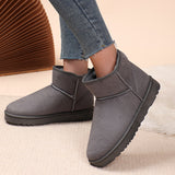 Winter Women's Warm Cotton Velvet Snow Boots - EnigmaParis