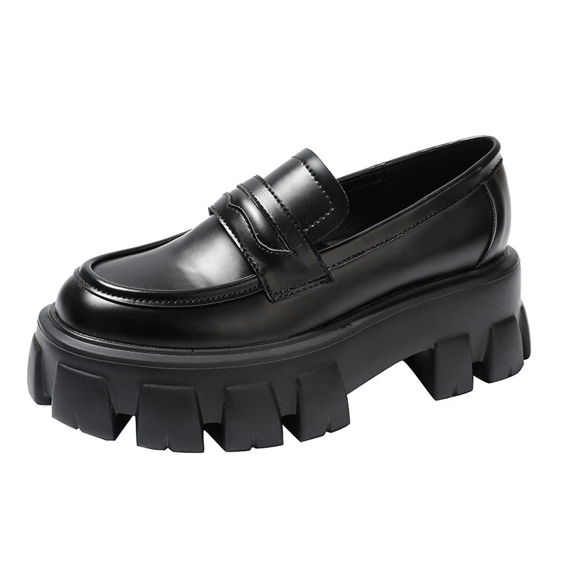 British Style Wide Fat Foot Loafers - Fashionable and Comfortable Unisex Shoes.