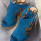 Women's Lace-up Fringed Sweet Fish Mouth Wedge Sandals