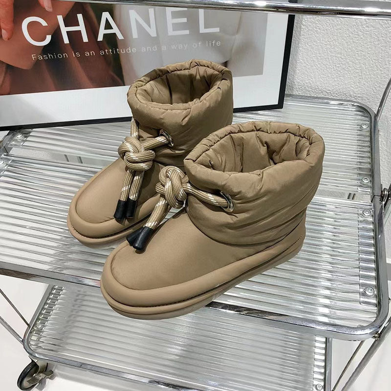 Women's Thick Warm Down Snow Boots - EnigmaParis