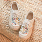 Ethnic Embroidered Lace-up Cotton Linen Shoes