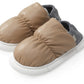 Unisex Two Wear Cotton Slippers - Thick Plush Bag Included - EnigmaParis