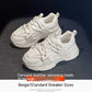 Women's Winter Cotton Sports Shoes - Stylish Leisure Thick Soled Footwear.