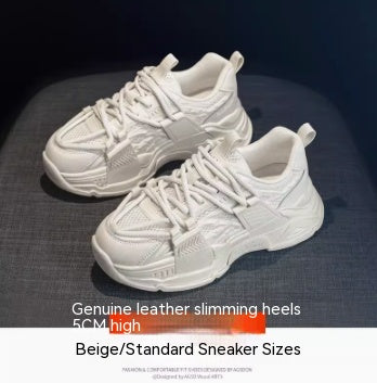 Women's Winter Cotton Sports Shoes - Stylish Leisure Thick Soled Footwear.