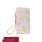 Ladies Gift Ethnic Style Zipper Leather Print Wallet