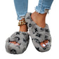Fall Plus Size Plush Suede Thick-Soled Women's Slippers - Fashionable and Comfortable Footwear - EnigmaParis