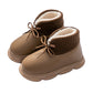 Velvet Insulated High-Top Cotton-Padded Shoes for Women - Autumn/Winter.