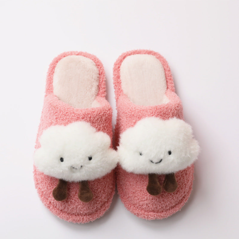 Women's Cute Fashion Clouds Non Slip Cotton Slippers - EnigmaParis