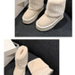 Women's Thick-soled Fur Snow Boots - EnigmaParis