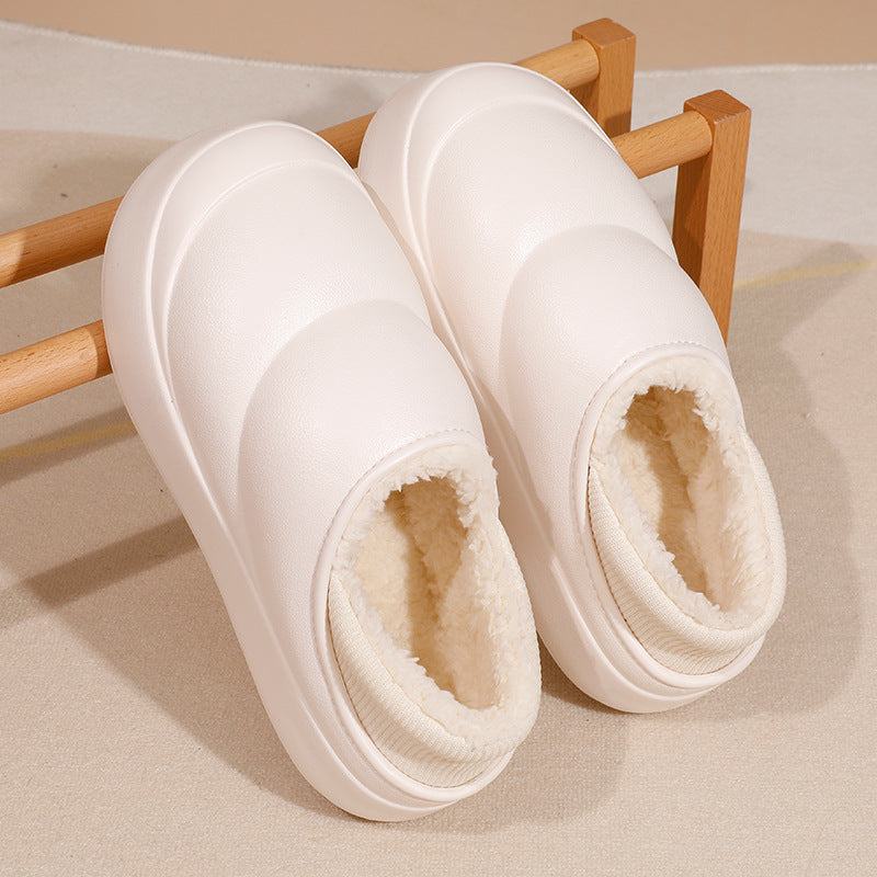 Non-Slip Bottom Covered Cotton Surface Slippers - Comfortable Leisure Footwear - EnigmaParis