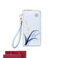 Ladies Gift Ethnic Style Zipper Leather Print Wallet