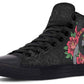 Printed Couple High-top Canvas Shoes