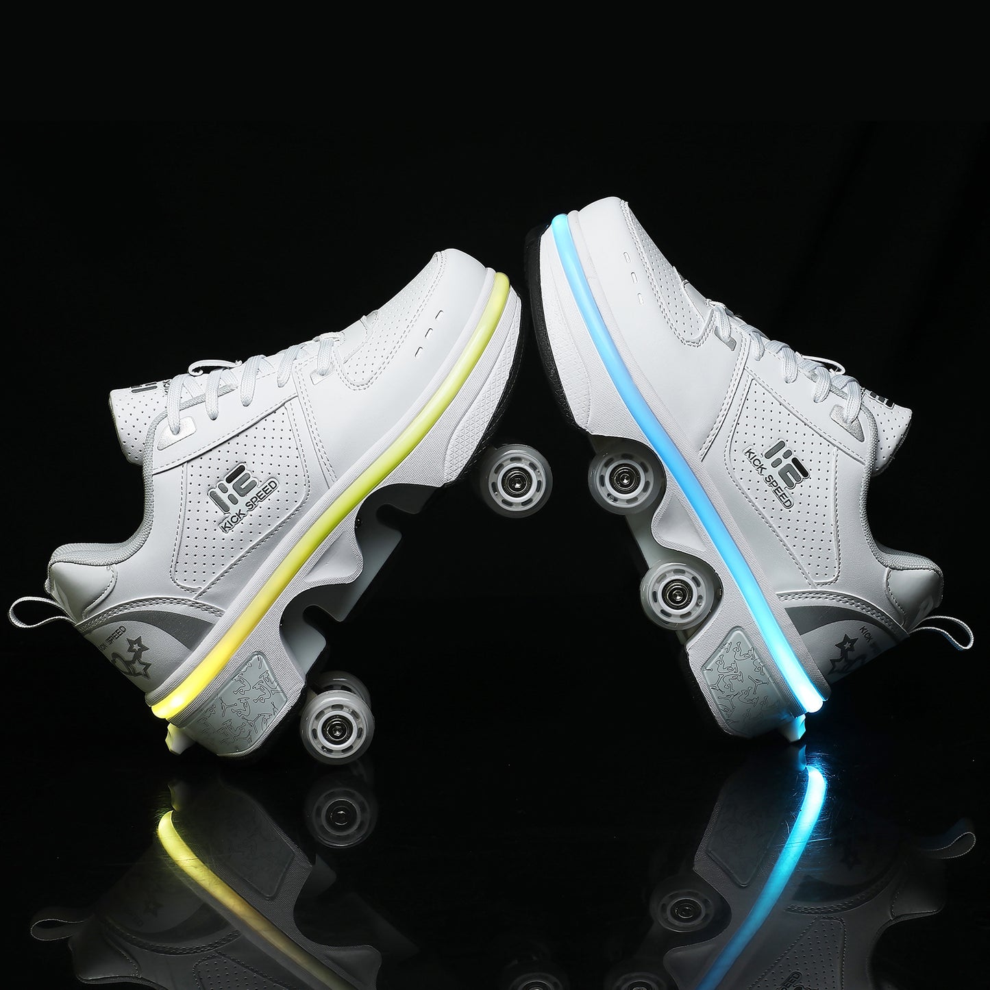Vier Rad Rampage Schuhe Sieben Farbe Atmosphäre Atmen Licht