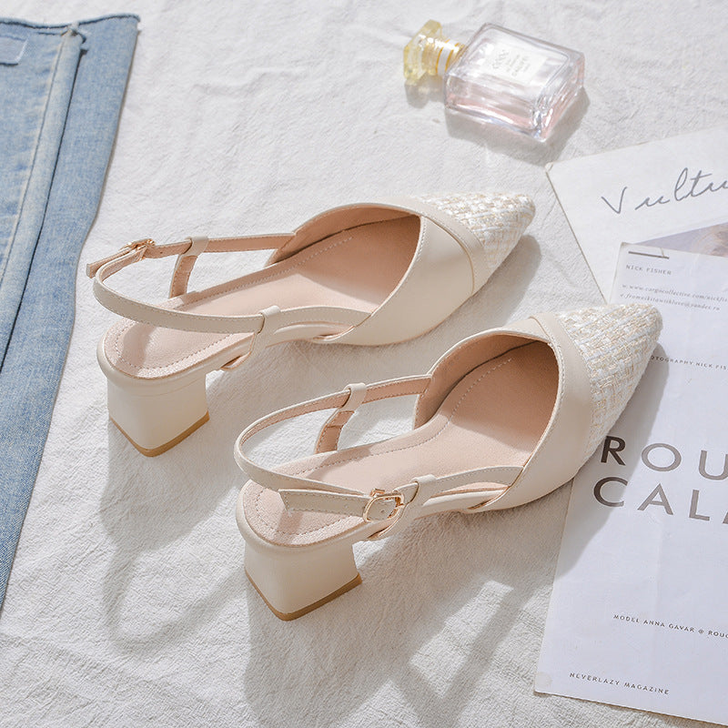 Trendy 2024 Summer Sandals for Women | Chunky Heel High Heel Shoes - EnigmaParis