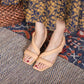 New Soft Leather Low Top Sandals For Women In Autumn And Winter Of