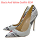 Stiletto Heel Pointed Toe Low-cut Shoes