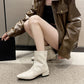 Women's Fashion Temperament Chunky Heel Boots - EnigmaParis