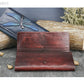 Top Layer Women's Butterfly Leather Long Wallet