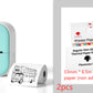 Portable Mini Thermal Label Printer Home Photo Printer