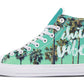 Printed Couple High-top Canvas Shoes