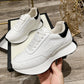 Leather Sports Casual Shoes White Shoes Four Seasons Raise The Bottom Dad Shoes