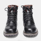 Plus Size Men's Snow Boots - Real Leather with Fleece Lining - EnigmaParis