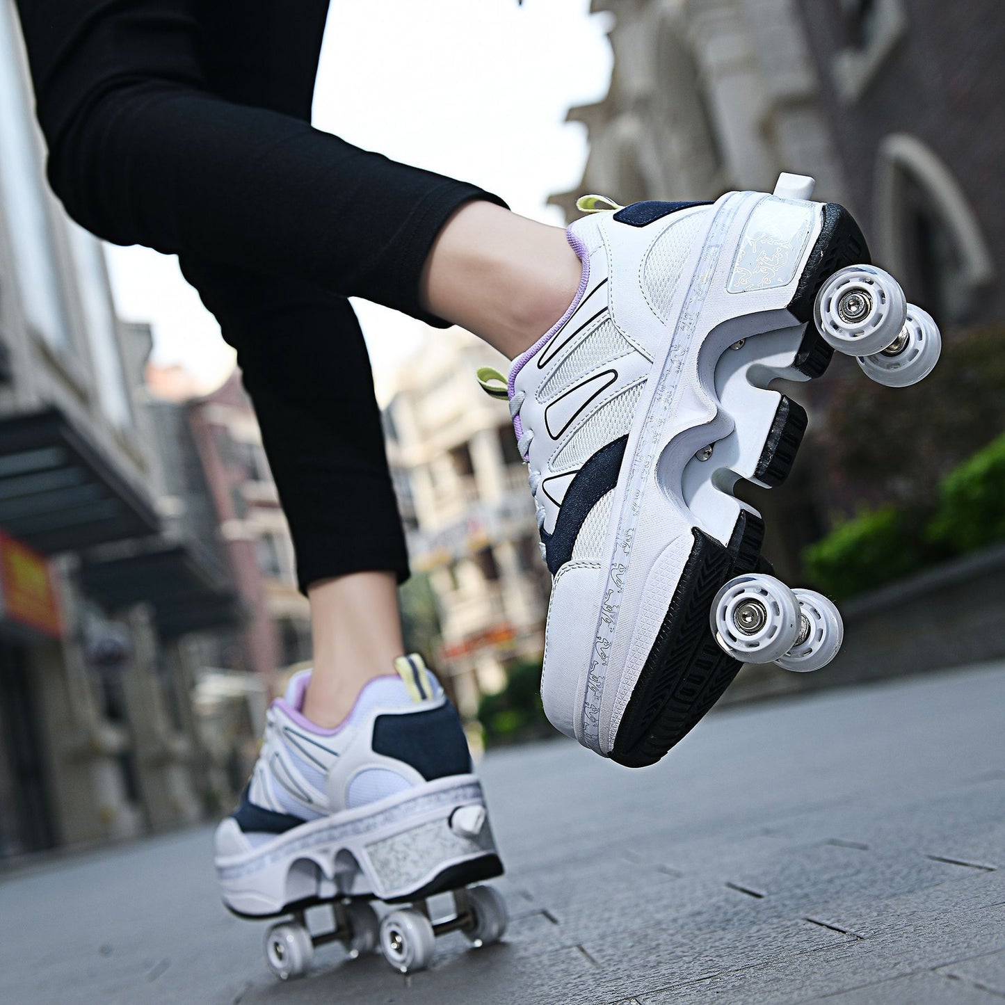 Vier Rad Rampage Schuhe Sieben Farbe Atmosphäre Atmen Licht