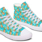 Printed Couple High-top Canvas Shoes