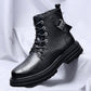 Warm and Stylish Autumn & Winter Men's Boots | Thick Bottom, Round Toe | Enigma Paris - EnigmaParis