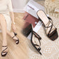 Women's Roman Sandals With Toe Chunky Heels