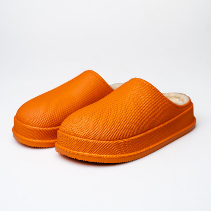 Waterproof Warm Thick Bottom Non-slip Cotton Slippers - EnigmaParis