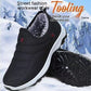 Fleece-lined Waterproof Woodpecker Hiking Shoes - Warm and Durable Footwear for Outdoor Adventures.