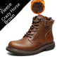 British Men Fleece-Lined Martin Boots - Casual Mid-Top | EnigmaParis - EnigmaParis