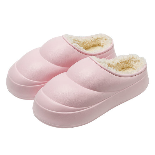 Anti-Slip Thick-Soled Cotton Slippers for Men and Women - Cozy Indoor Footwear - EnigmaParis