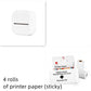 Portable Mini Thermal Label Printer Home Photo Printer