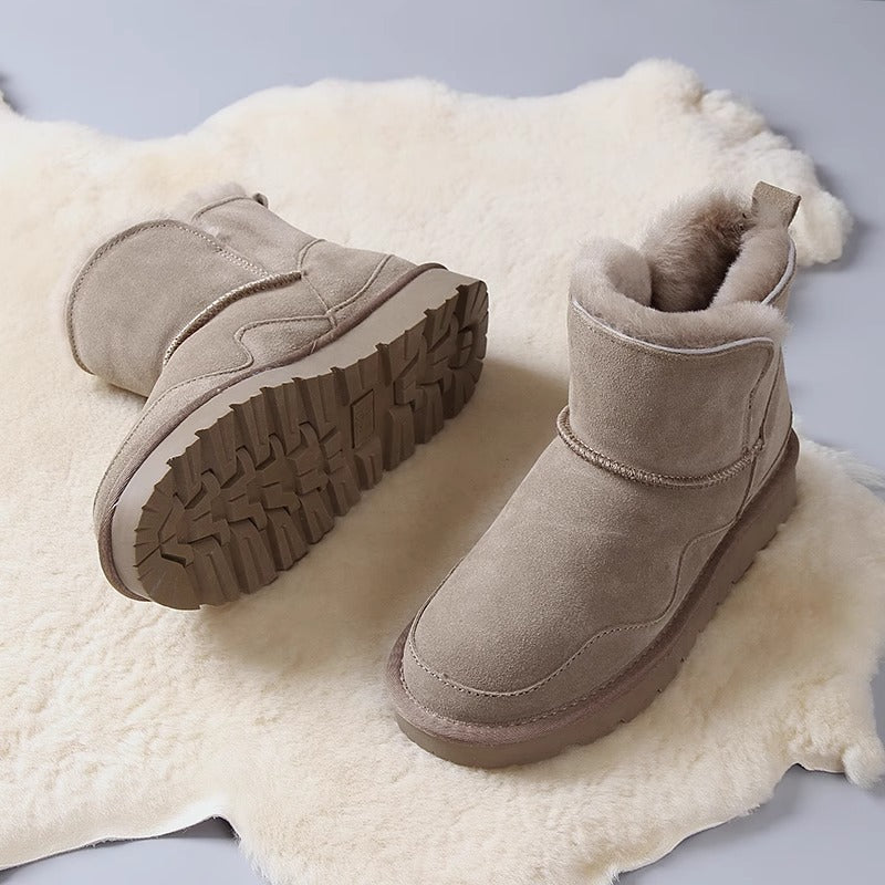 Women's Snow Boots Thick Bottom Fleece-lined - EnigmaParis