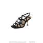 Summer Retro Hollow-out Roman Style Sandals High Heels