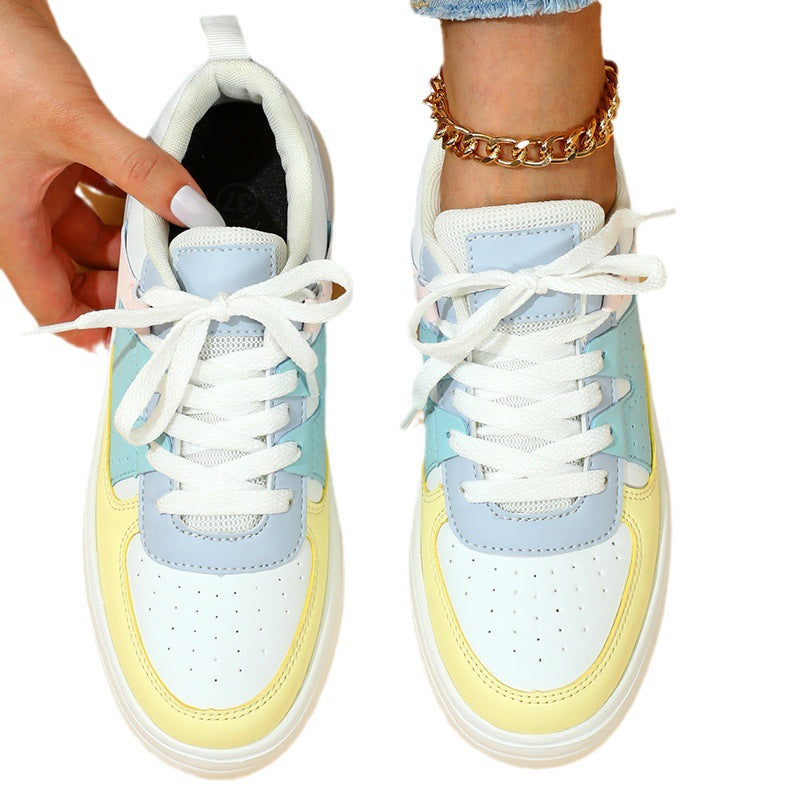 Women's Comfortable Platform Sneakers - Soft Bottom Sports Shoes.