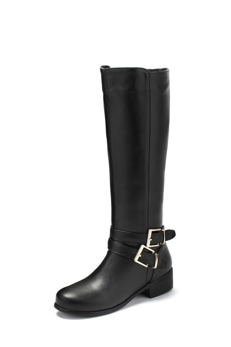 Women's Thickened Chunky Heel High Boots - EnigmaParis