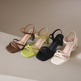 Modische Oberbekleidung für Damen, einfache, elegante Sandalen