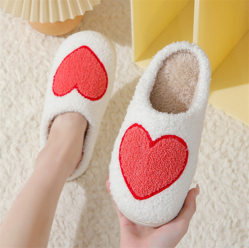 Women's Home Slippers Fashion Plush House Shoes For Valentine's Day - EnigmaParis