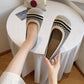 Soft Bottom Pumps Women's Knitted Woven Low-cut Flat Shoes - EnigmaParis