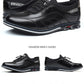 Plus Size Men's Shoes Round Head Embroidery Fashion Leather Shoes