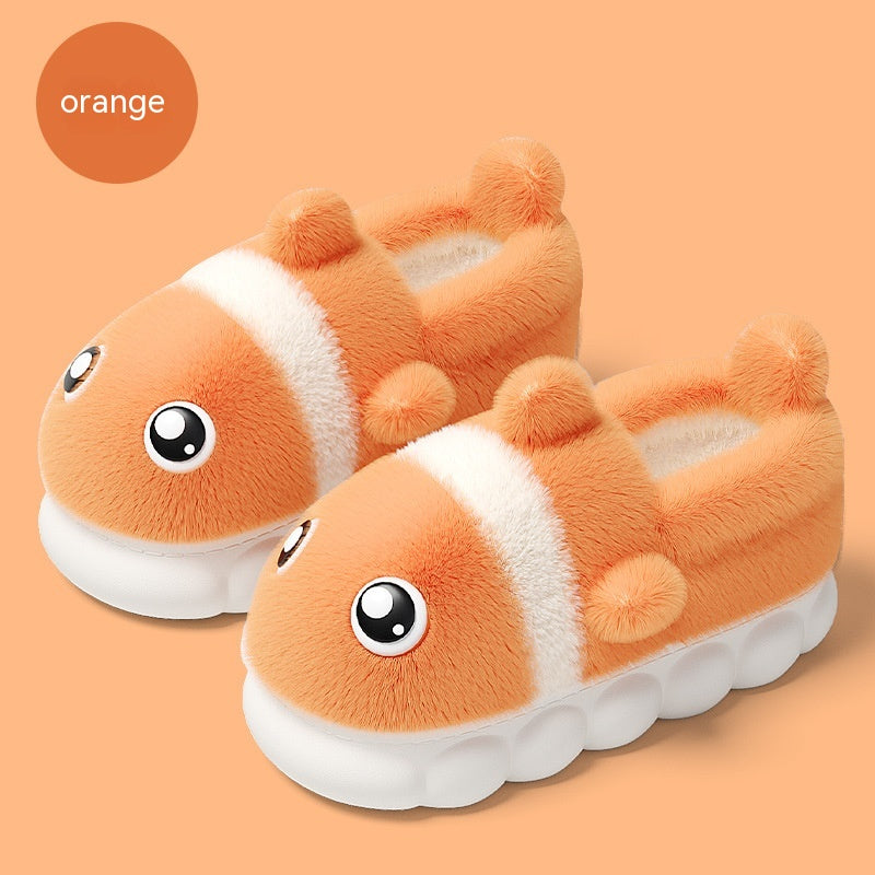 Men's Warm Velvet Cotton Slippers - Fashionable Non-slip Home Footwear - EnigmaParis