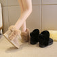Snow Boots For Women Students Winter Warm Slip On Fluffy Platform Comfy Fleece Ankle Boots Non-slip Plush Cotton Shoes - EnigmaParis