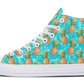 Printed Couple High-top Canvas Shoes