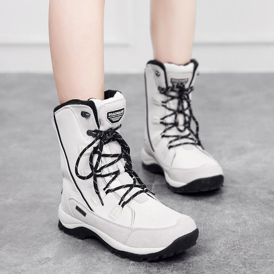 Women's Outdoor Mid-calf Length Thermal Snow Boots.