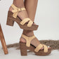 Stylish Women’s Buckle Sandals: High Heel, Simple, and Perfect for Travel - EnigmaParis