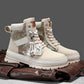 Men's Autumn and Winter Print Boots: High-Top British Style | Enigma Paris - EnigmaParis